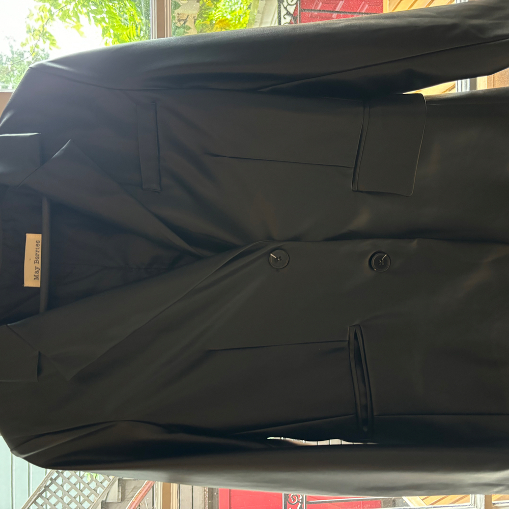 May Berries Black Blazer - Size S